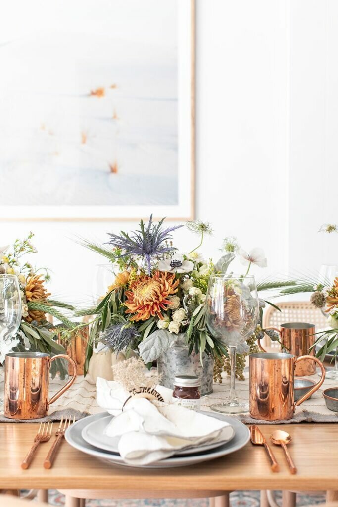 How To Dress Up Your Flower Arrangements For Thanksgiving
